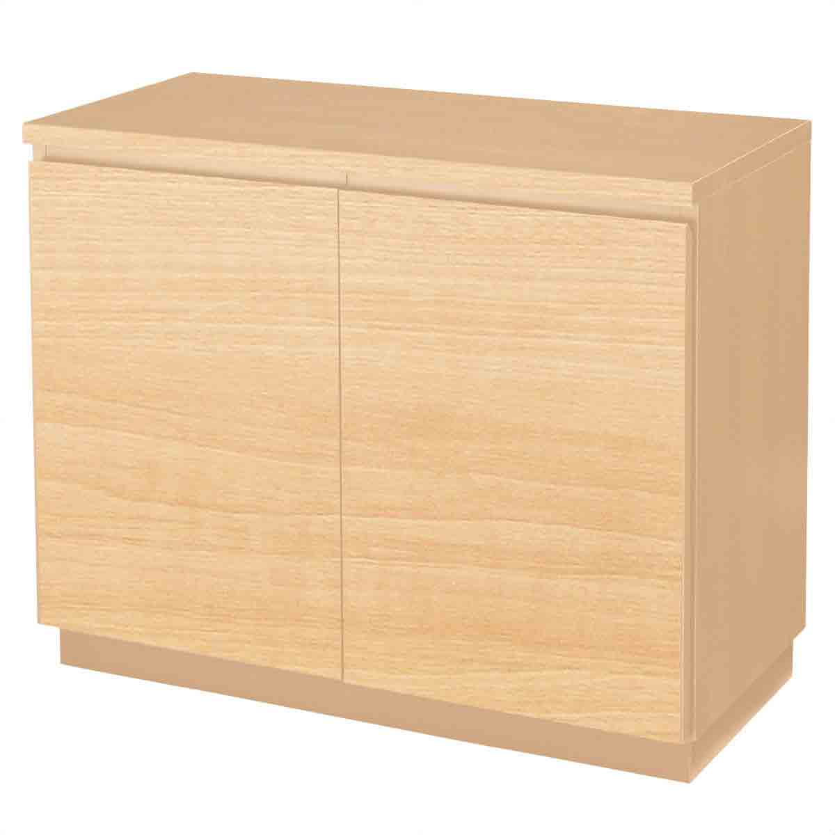 木製収納ボックス ハイタイプ 台輪タイプ 幅90cm用〔ストエキ