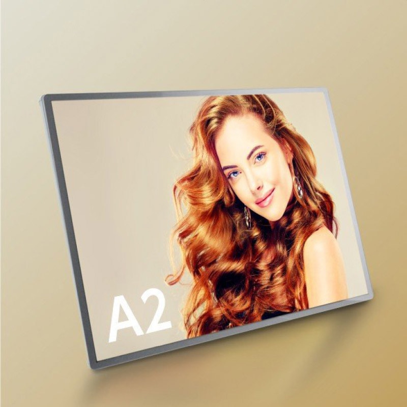 超薄型LEDポスターパネル A2 A2 シルバー