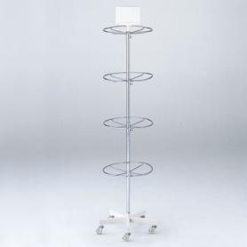 卍4段回転小物掛け〔ストエキオリジナル〕 ホワイト