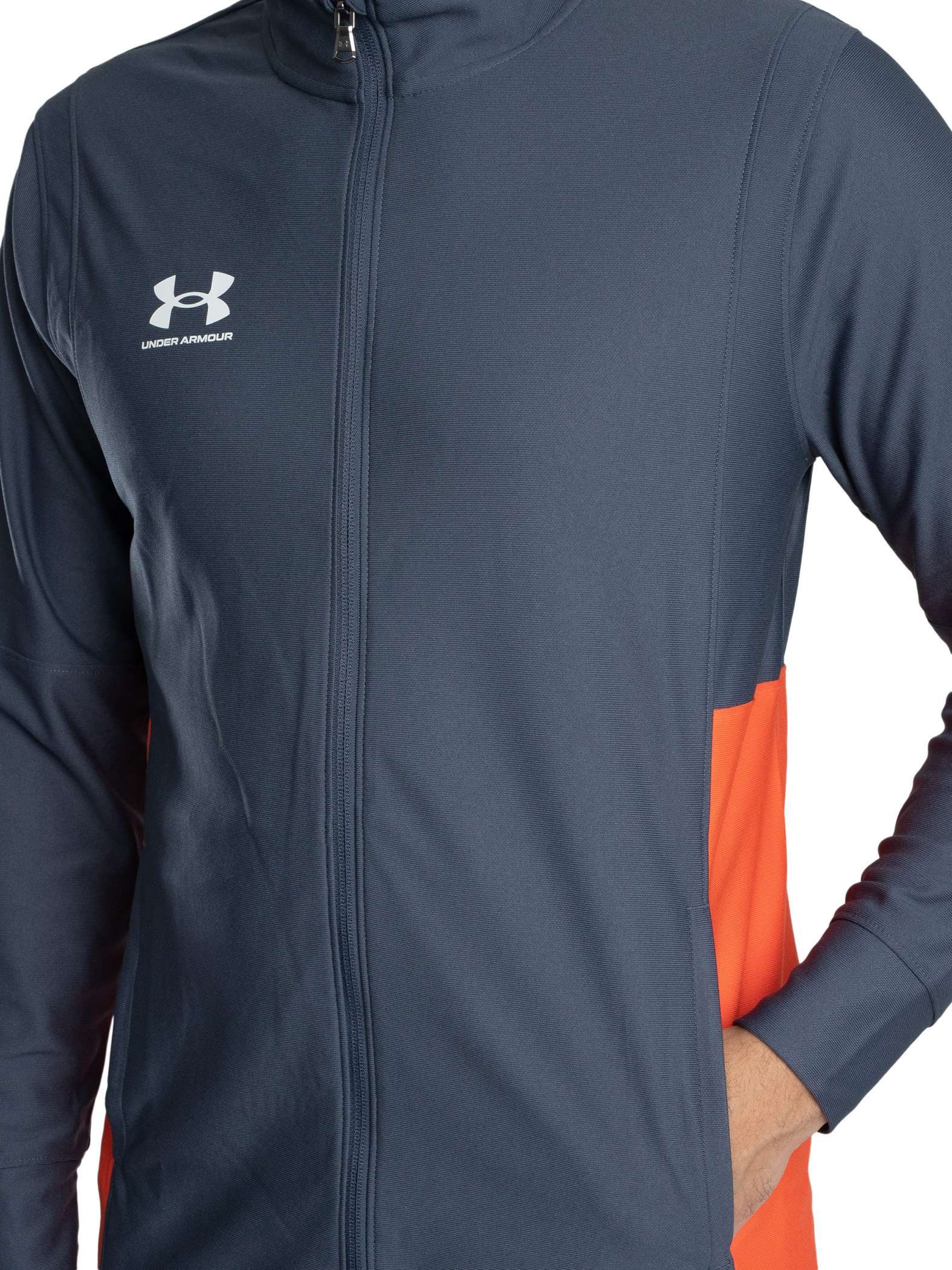 Under Armour Challenger Tracksuit - Downpour Grey/Fire | Standout