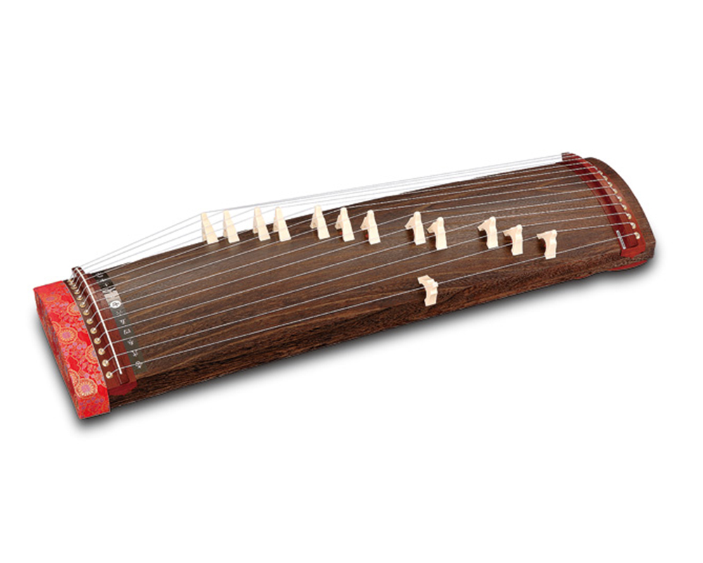 極上品】高級 三尺琴 弾龍 上角巻き 13弦 元箱付 付属品完備 琴 筝