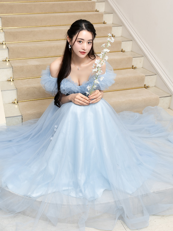 Lサイズあり【JEAN MACLEAN/ジャンマクレーン】フリルオフショル/ 立体