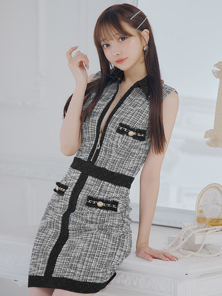 Randy ツイードワンピース【元値17,】 2026年最新】RANDY ワンピース