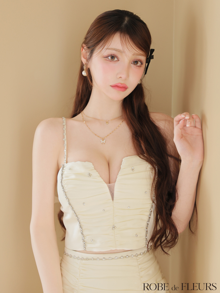 予約商品/2月中旬発送予定】XSサイズあり【ROBE de FLEURS/ローブド