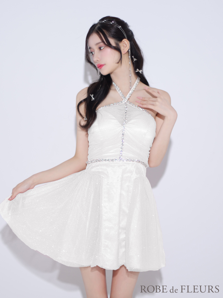 XSサイズあり【ROBE de FLEURS/ローブドフルール】バレエコア/ ラメ