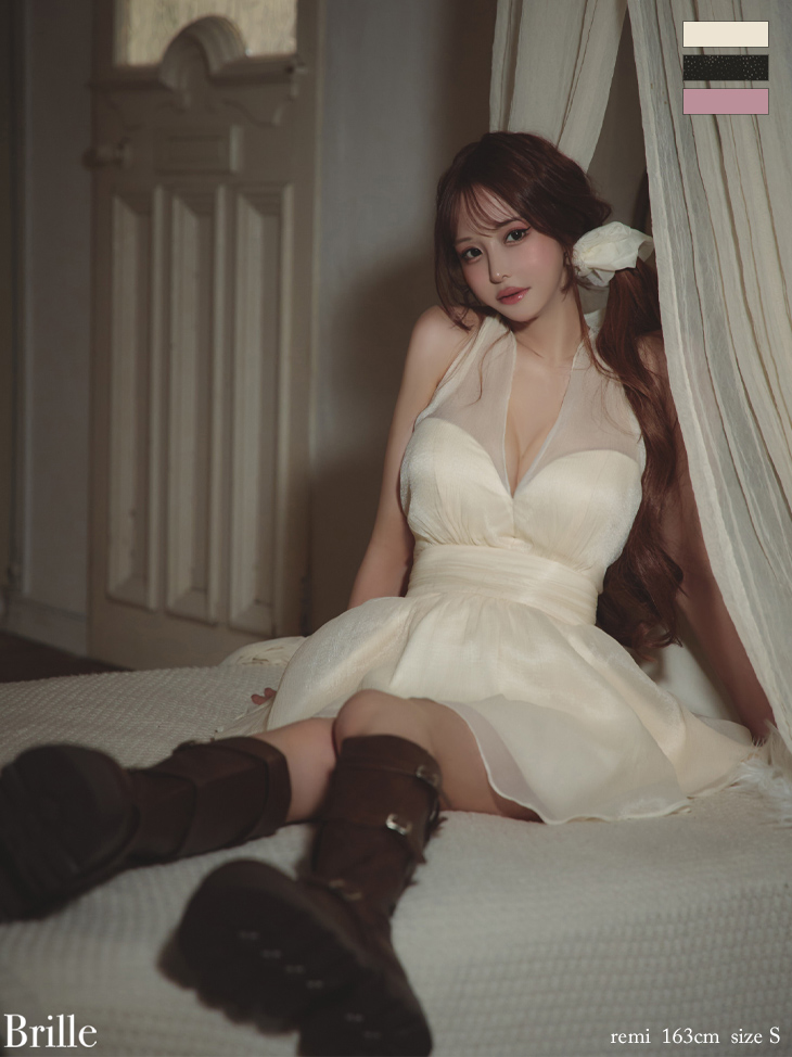 予約商品/2月下旬発送予定】XSサイズあり【brille/ブリエ】【ROBE de