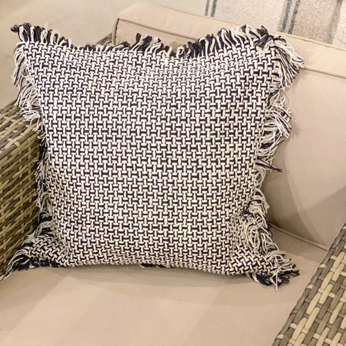 スギカウ / CLOVER(クローバー) モノトーンツイードクッションカバー