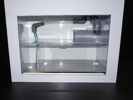 小型オーバーフロー水槽 コンパクトオーバーフロー450 アクリル水槽