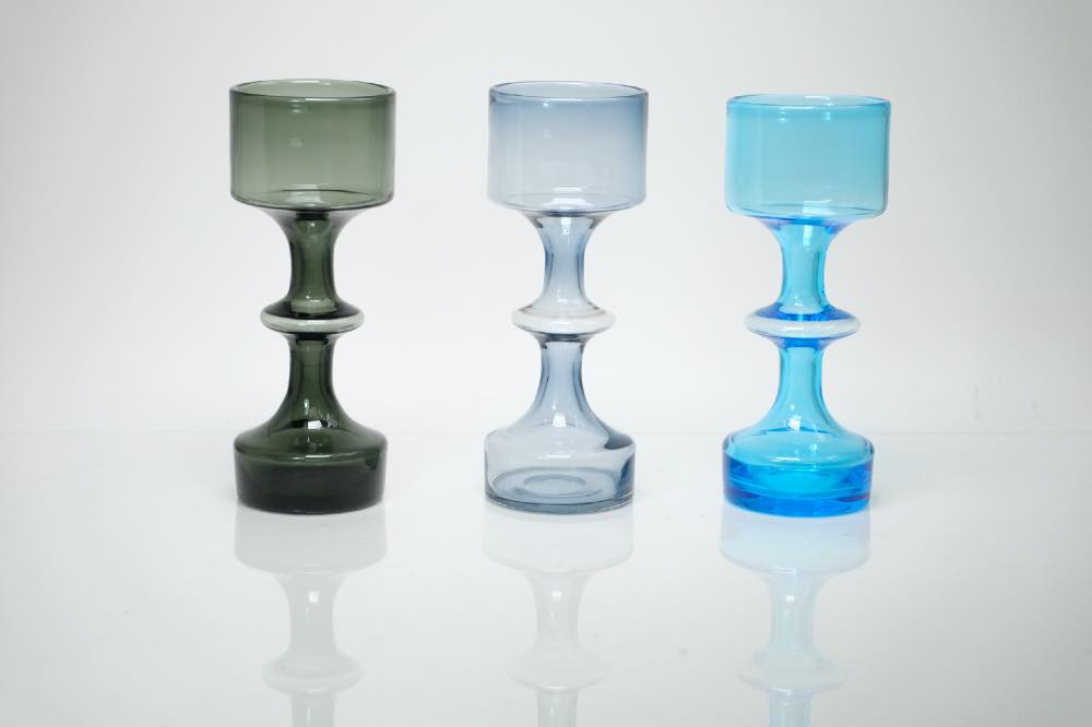 カイ・フランク KF245 ヌータヤルヴィ フラワーベース ブルー カイ