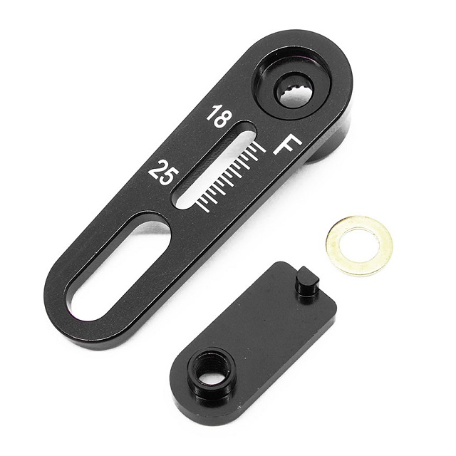 アジャストレンジサーボホーン F 18-25mm black [0645-FD] - スーパー