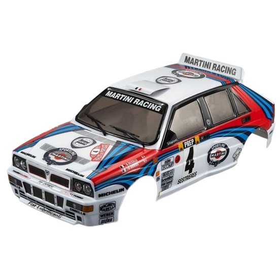 ランチアデルタHFインテグラーレ塗装済ボディ(ラリーレーシング