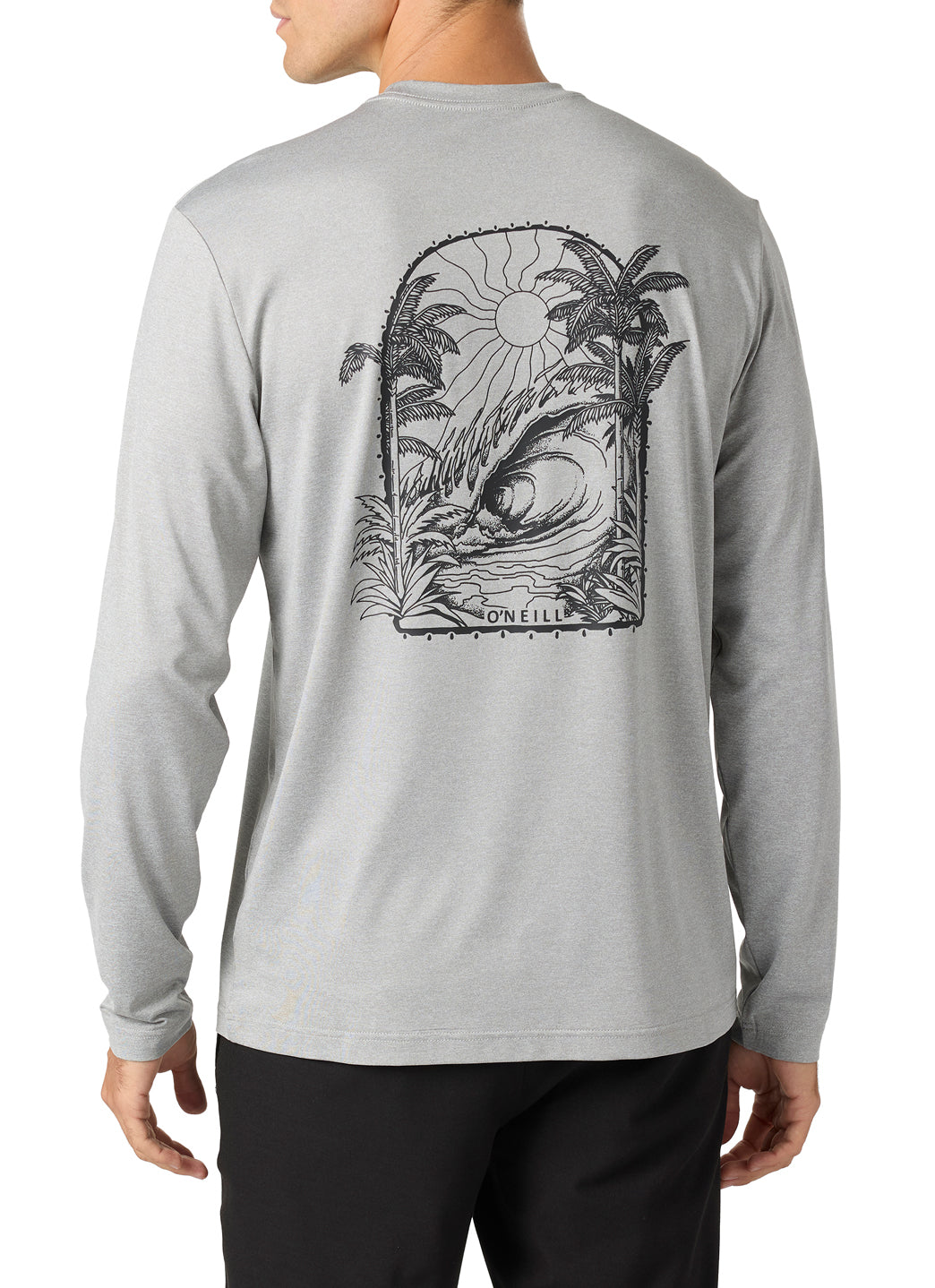 O'Neill Men's Tropics Traveler UPF Long Sleeve Tee at SwimOutlet.com