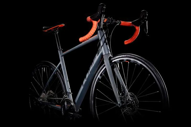 Cube Attain SL Disc Road Bike 2019 Grey/Orange