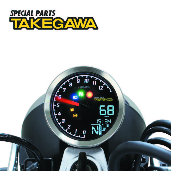 モンキー125 スペシャルパーツ武川 スーパーマルチDNメーター【05-05