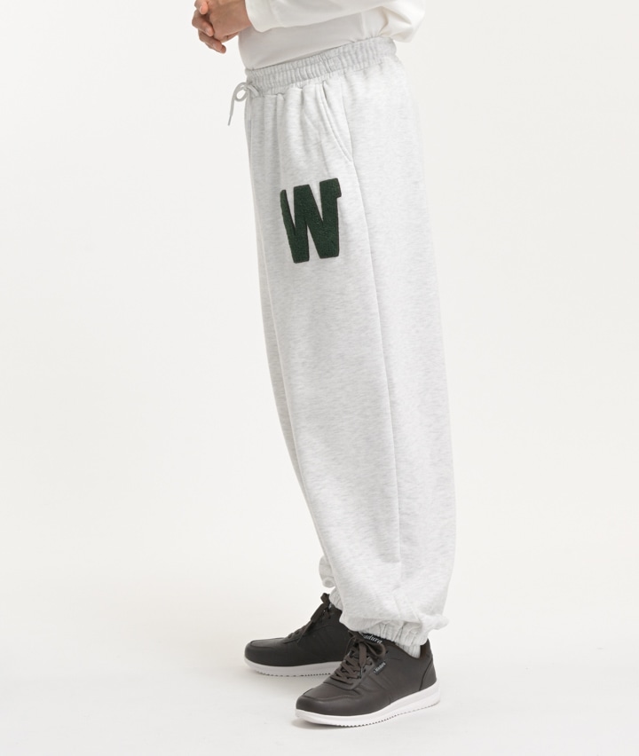 サガラ刺繍裏毛スウェットパンツ(Mサイズ グレー): メンズ｜パシオス