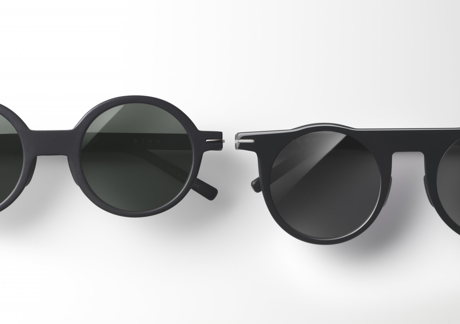 イッセイ ミヤケ アイズから、幾何図形をモチーフにしたサングラスが新