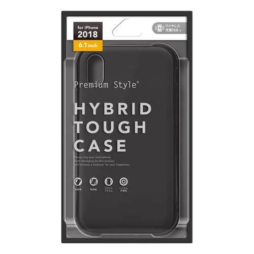 iPhone XR用 ハイブリッドタフケース マットブラック｜株式会社PGA