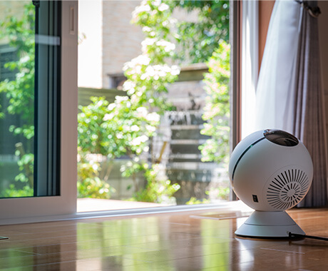 リラックスの空気を浴びる｜ファイテン 健光浴エアー｜製品情報