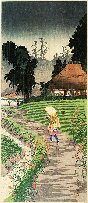 大田区を愛し大田区で死んだ 高橋松亭の現代版画 17点