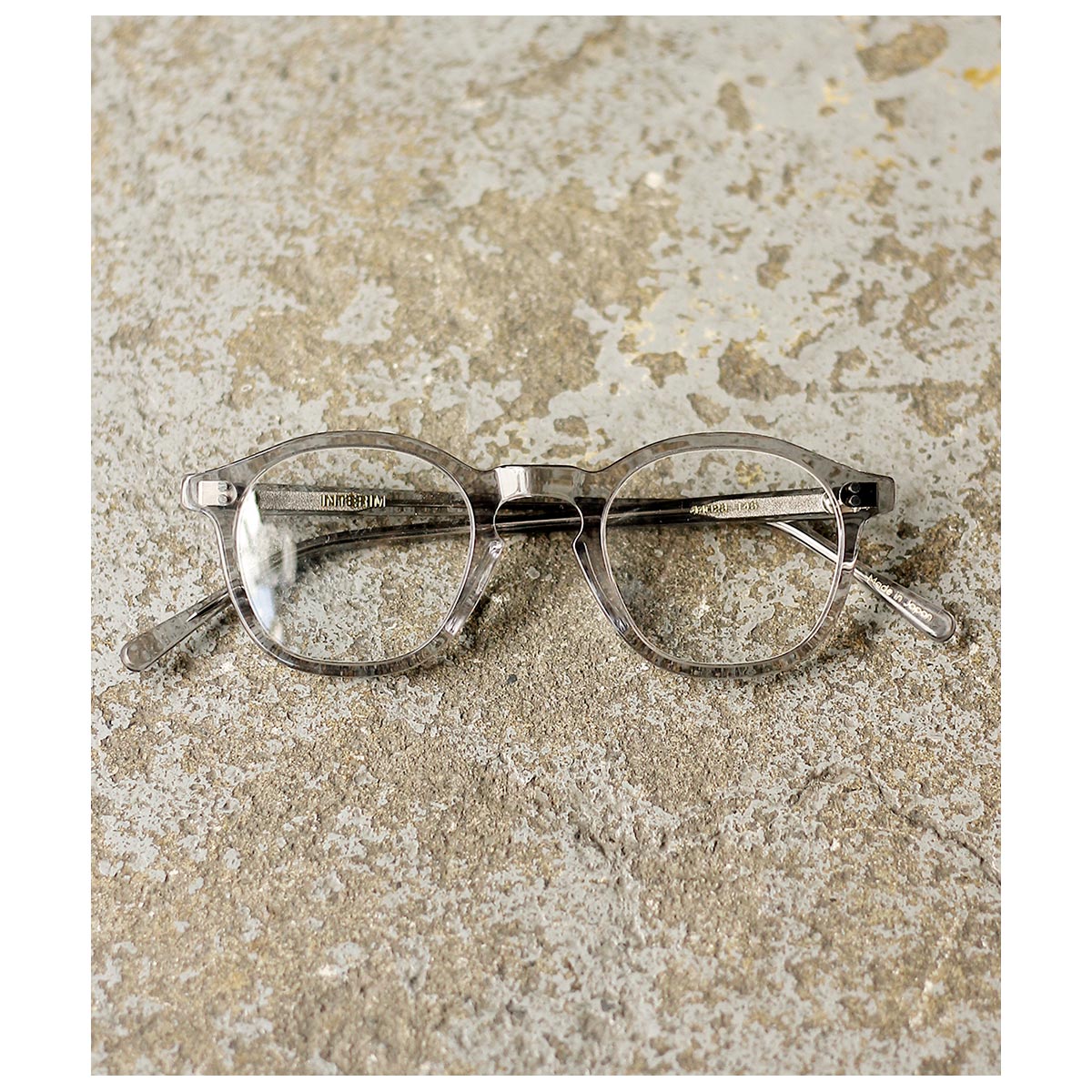 インテリム INTERIM フレーム フランス パリジャン クリア グラス 眼鏡
