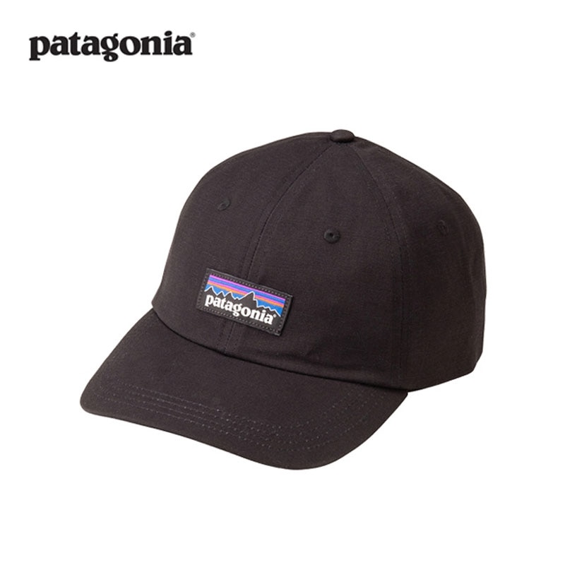 Patagonia パタゴニア P-6 ラベル・トラッド・キャップ BLK