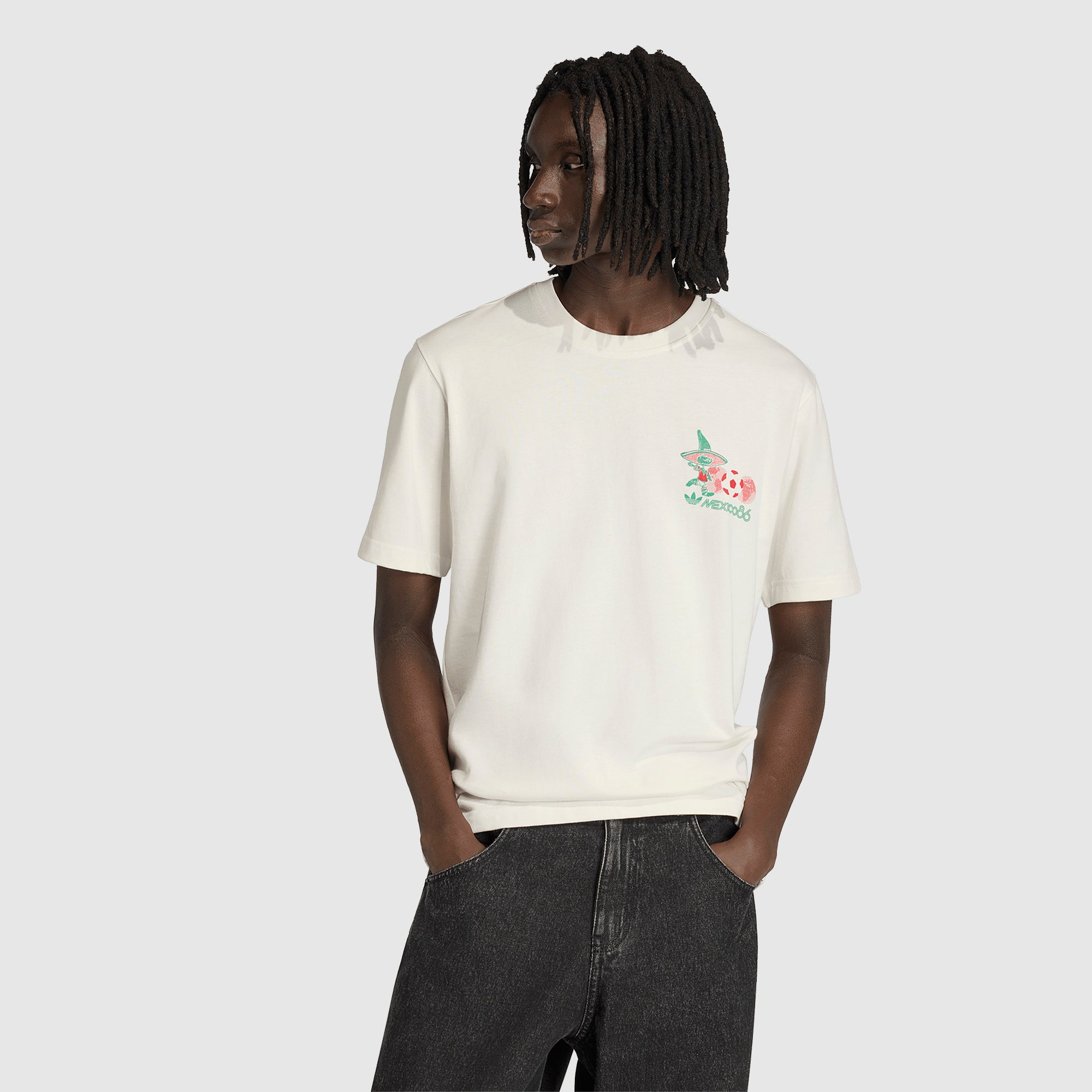 adidas FIFA World Cup 2026 Pique Mascot T-Shirt - Cloud White