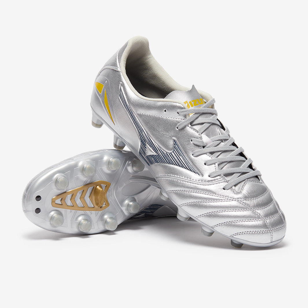 Mizuno Morelia Neo IV Pro Firm Ground - Galaxy Silver/Gold/Cool