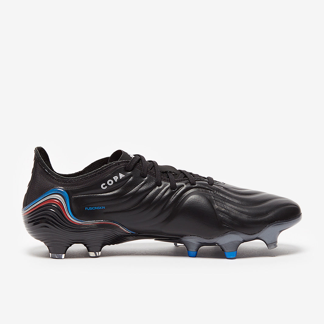 adidas Copa Sense.1 FG - Core Black/White/Blue Rush - Mens Soccer