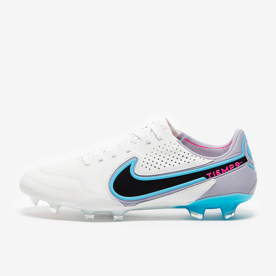 Nike Tiempo Legend IX Elite FG - White/Black/Baltic Blue/Pink