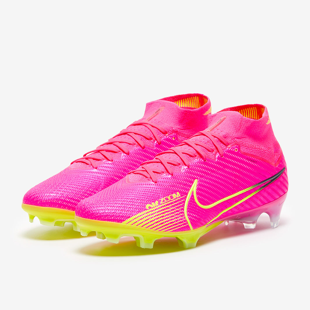 Nike Air Zoom Mercurial Superfly IX Elite FG - Pink Blast/Volt