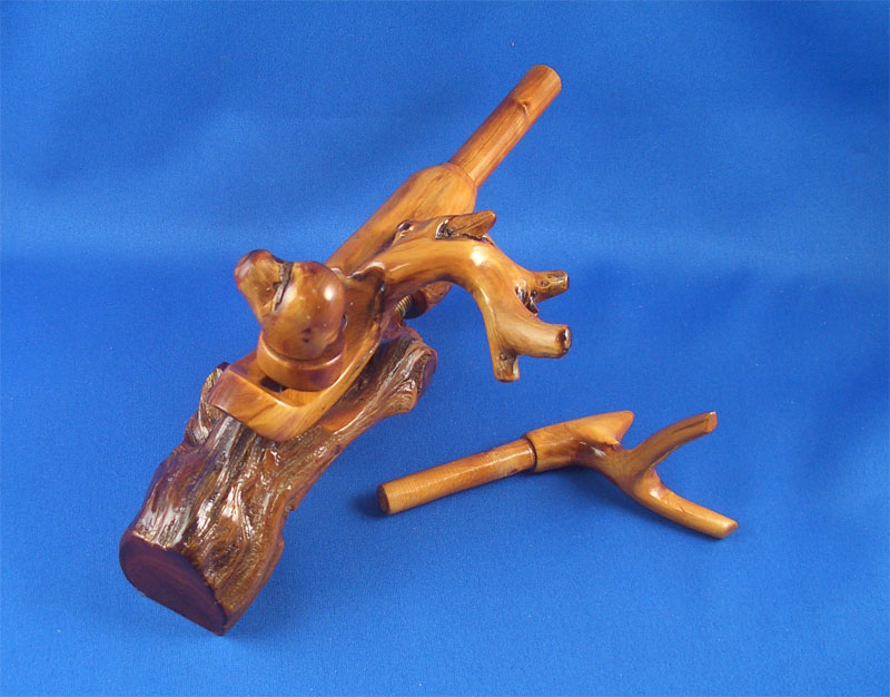 ヘラブナ釣り☆小型杜松弓型万力・竿枕・短竿オススメ！234一点物です