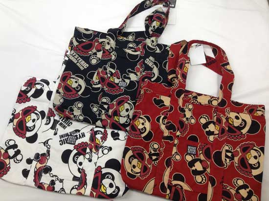 ヒステリックミニ（HYSTERIC MINI） パンダミニちゃん＆ロゴ柄マザー