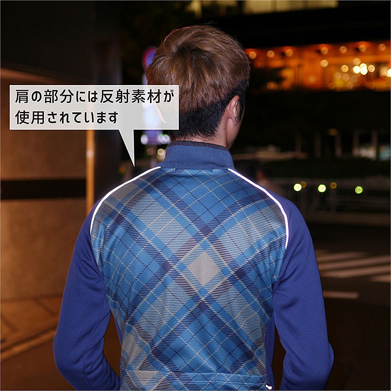 KAPELMUUR（カペルミュール）レトロジャケット ネイビーチェック