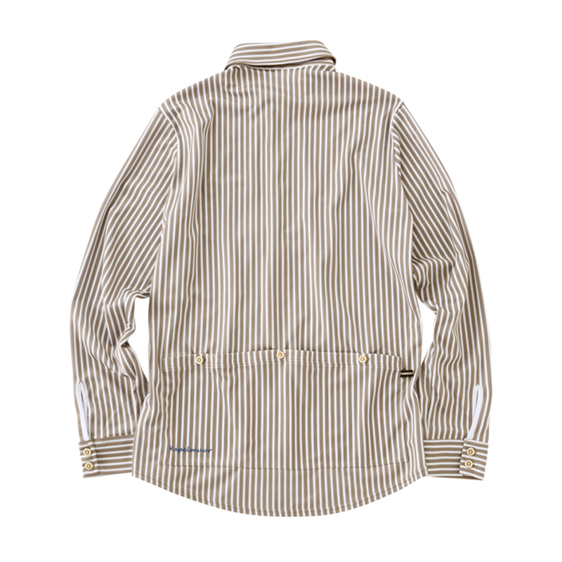 KAPELMUUR（カペルミュール）長袖シャツジャージ ロンドンストライプ