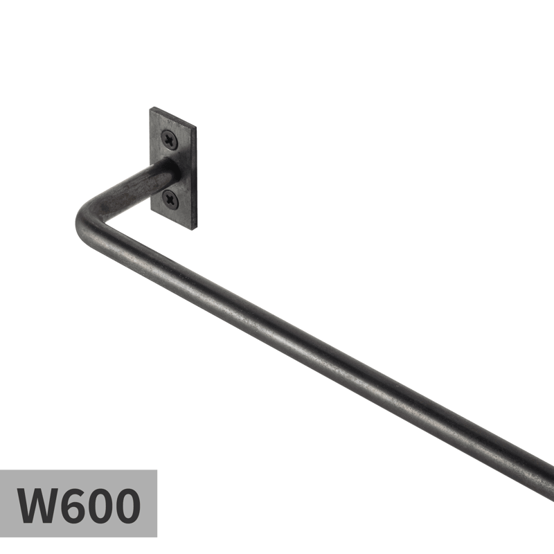 ハンガーバー φ6 鉄 W600 | KB-AC008-12-G141 | タオル掛け・バー