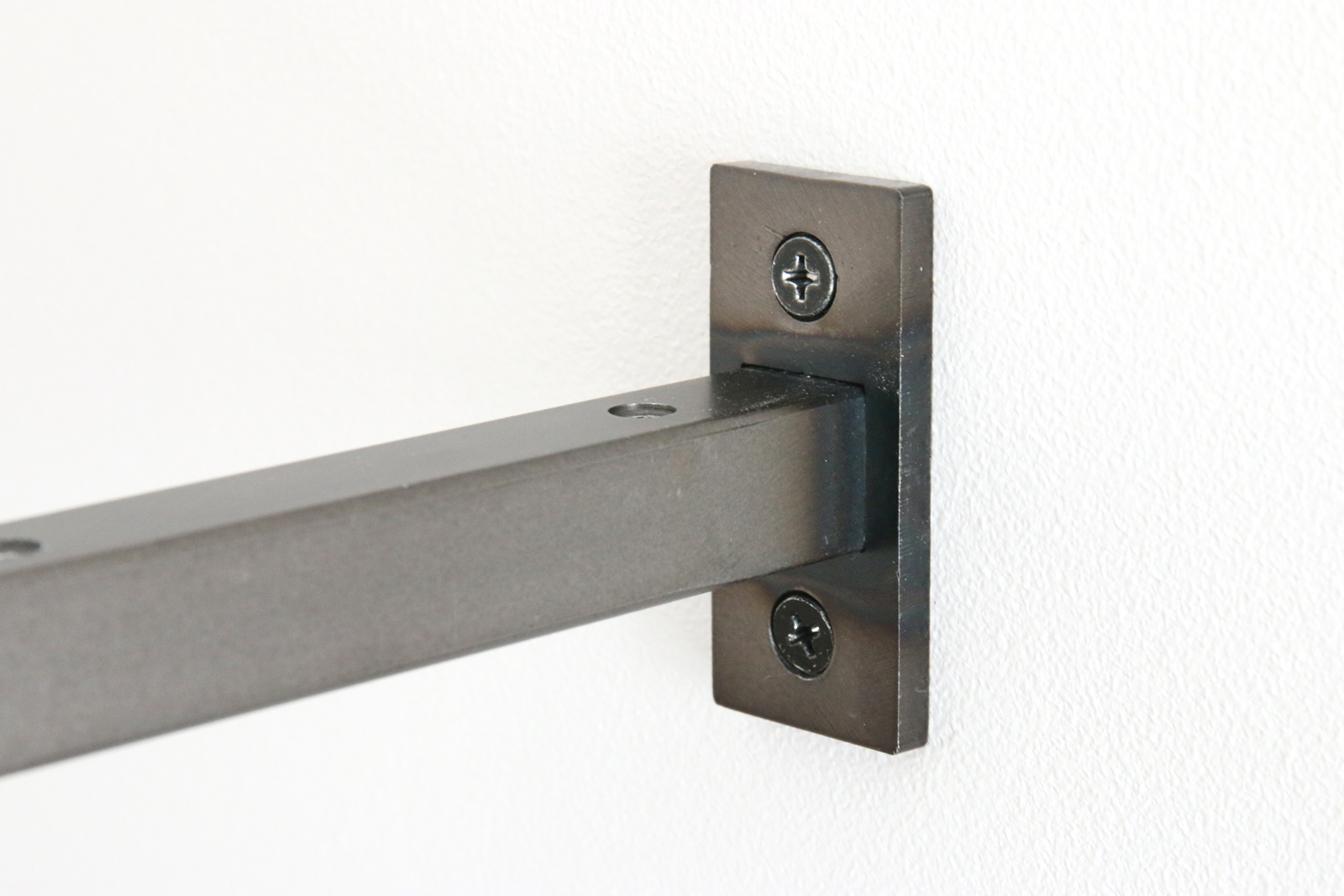 棒棚受け 黒ムラ 角 180 | PS-BK005-04-G141 | 棚受け | 棚パーツ