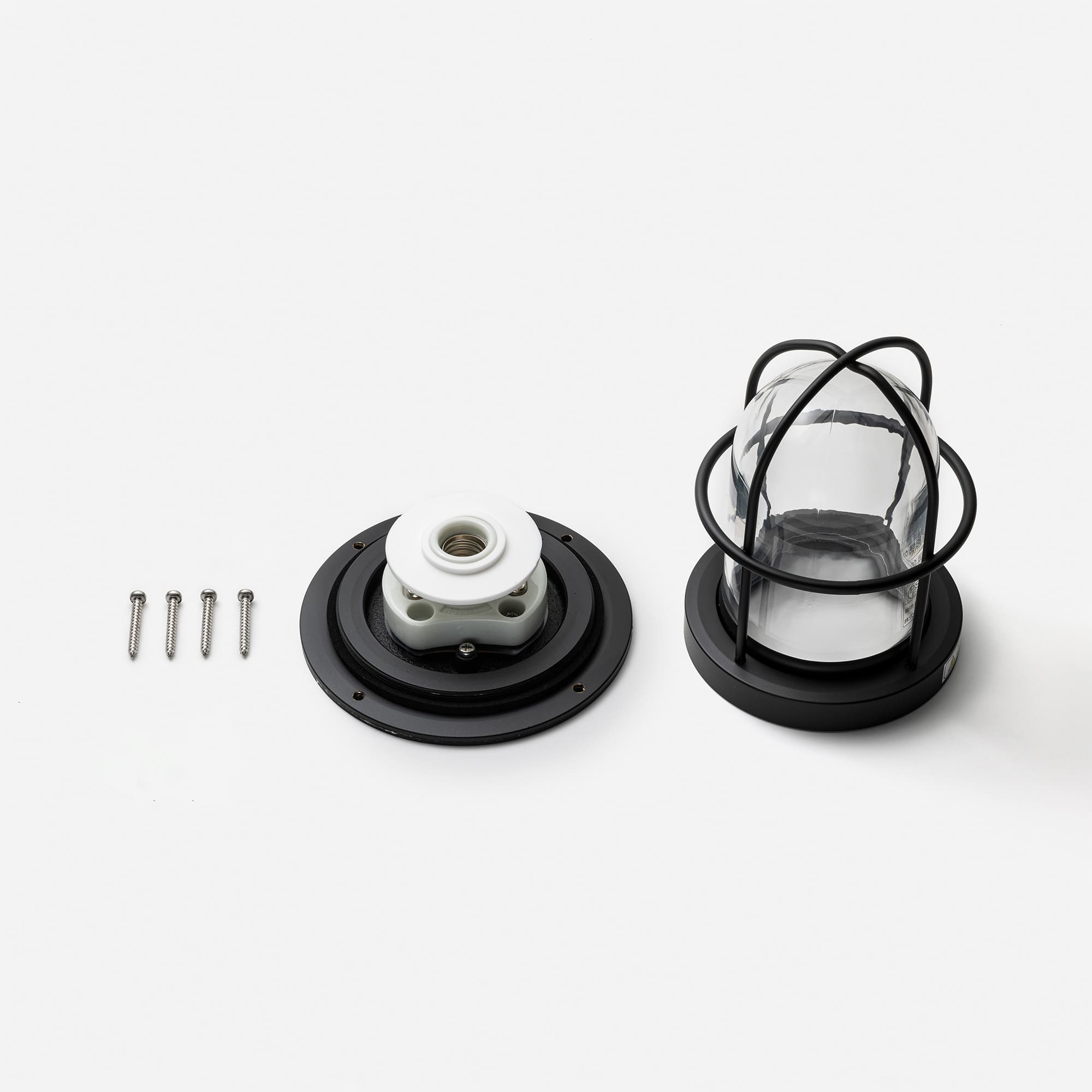 マリンデッキライト ブラック（小） | LT-BR002-26-G141 | 直付