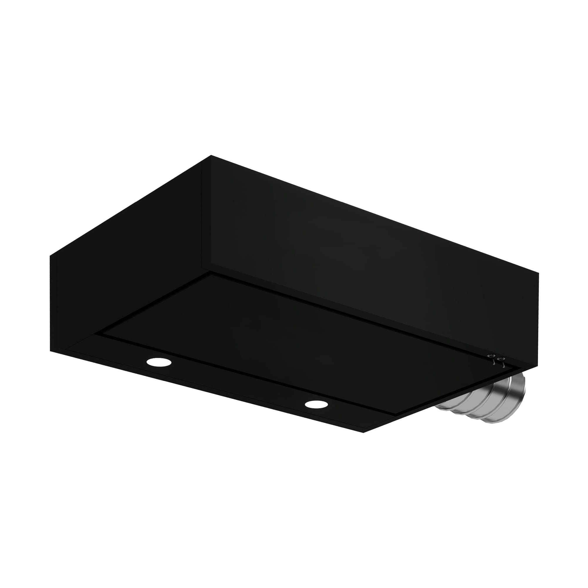 フラットサイドフード 右付け 直排気 W900 ブラック | KB-KC036-10