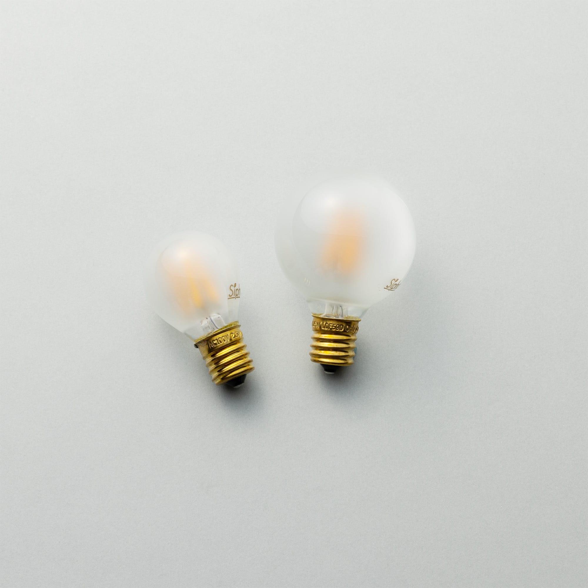 フロストLED電球 φ50(E17)35W相当 アイス 2700K電球色 | LT-BB008-08