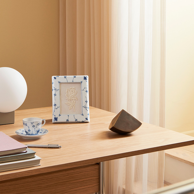 ブルーフルーテッド プレイン フォトフレーム|ロイヤル コペンハーゲン