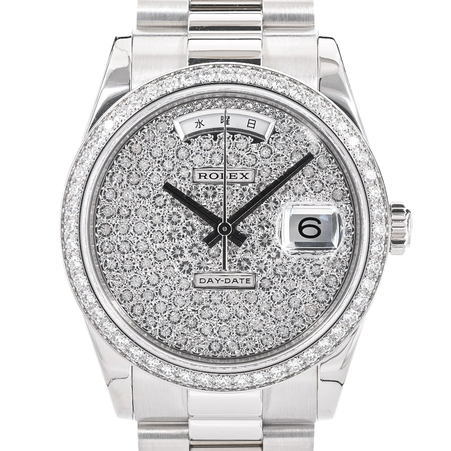 デイデイト | 118346 | プラチナ | 中古A品| メンズ│ロレックス