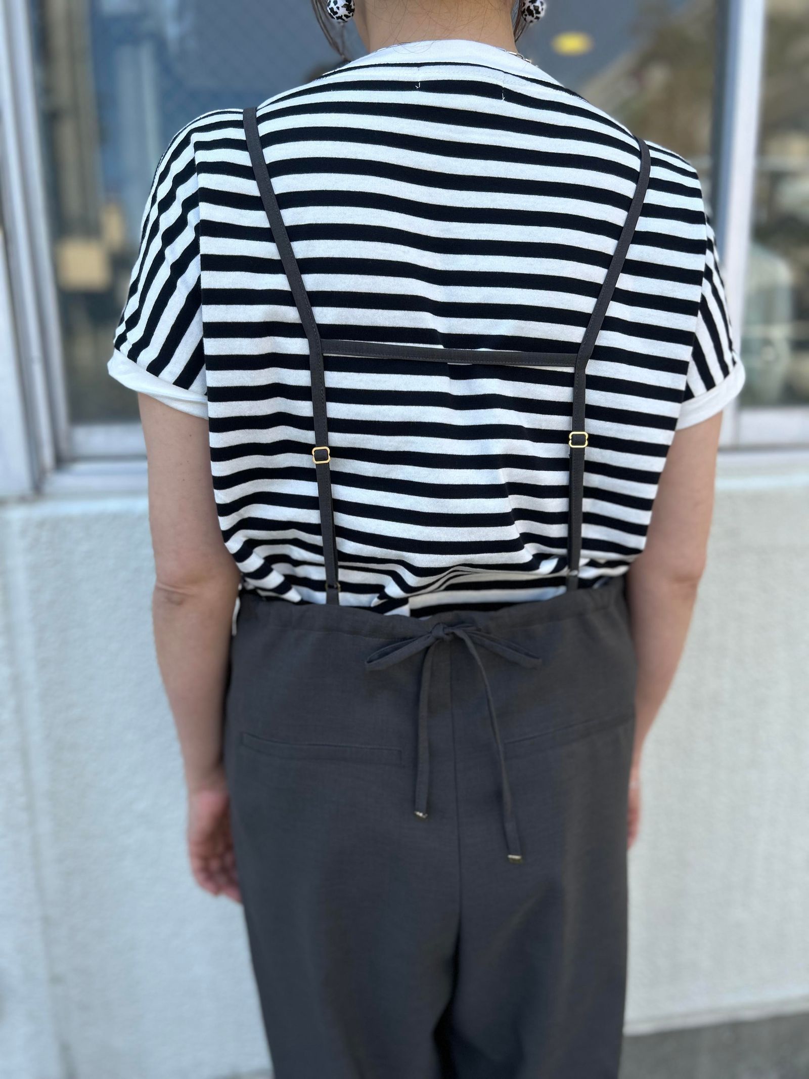 trois - ウェザーストレッチキャミサロペット グレー | ravii ONLINE STORE