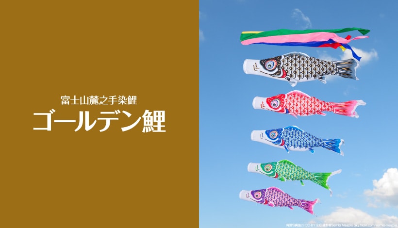 老舗鯉工房 富士山麓之手染鯉フジサン鯉 | prefer