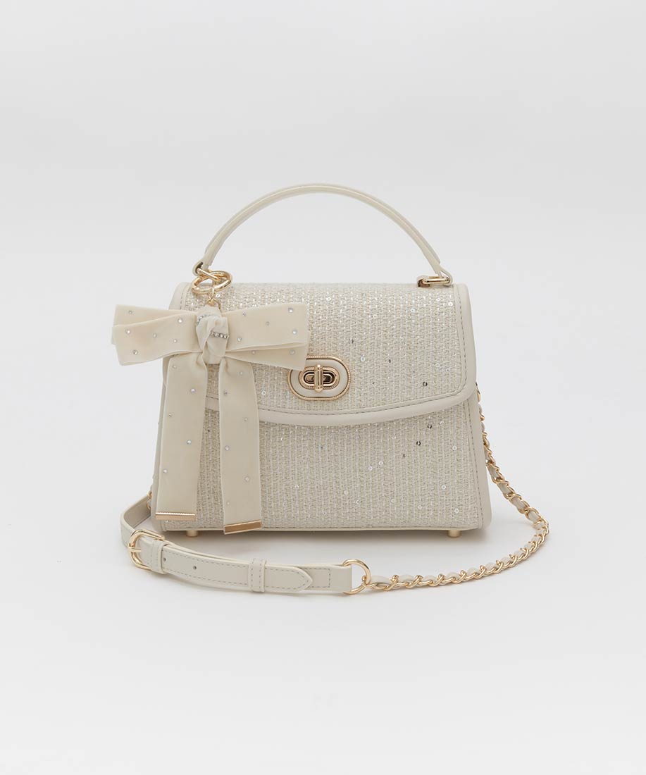 Holiday Collection】2WAY リボンチャームハンドバッグRANDA公式サイト