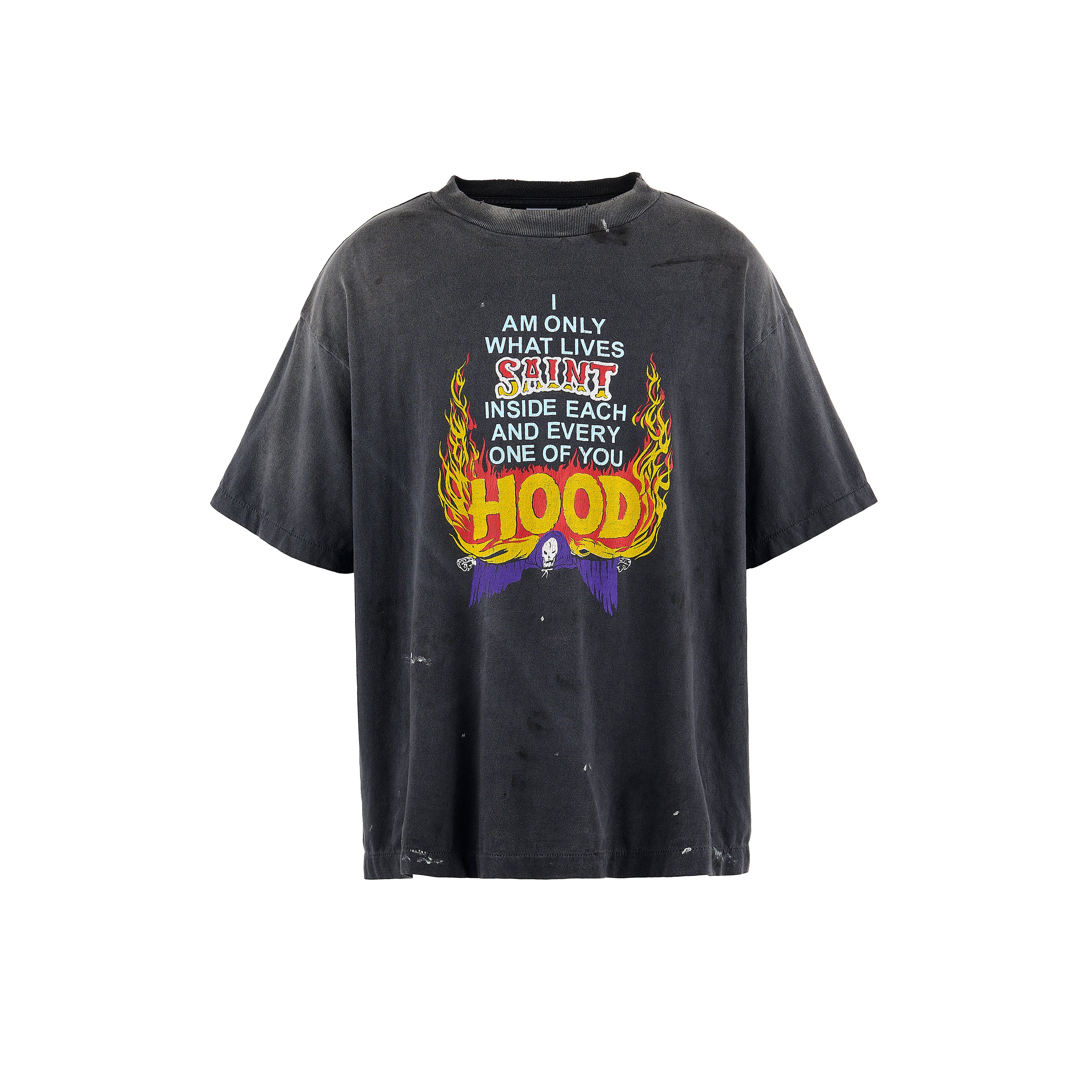 SAINT Mxxxxxx]NH_SS TEE/STHD. HOOD/BLACK(SM-HR8-0000-C69) – R&Co.