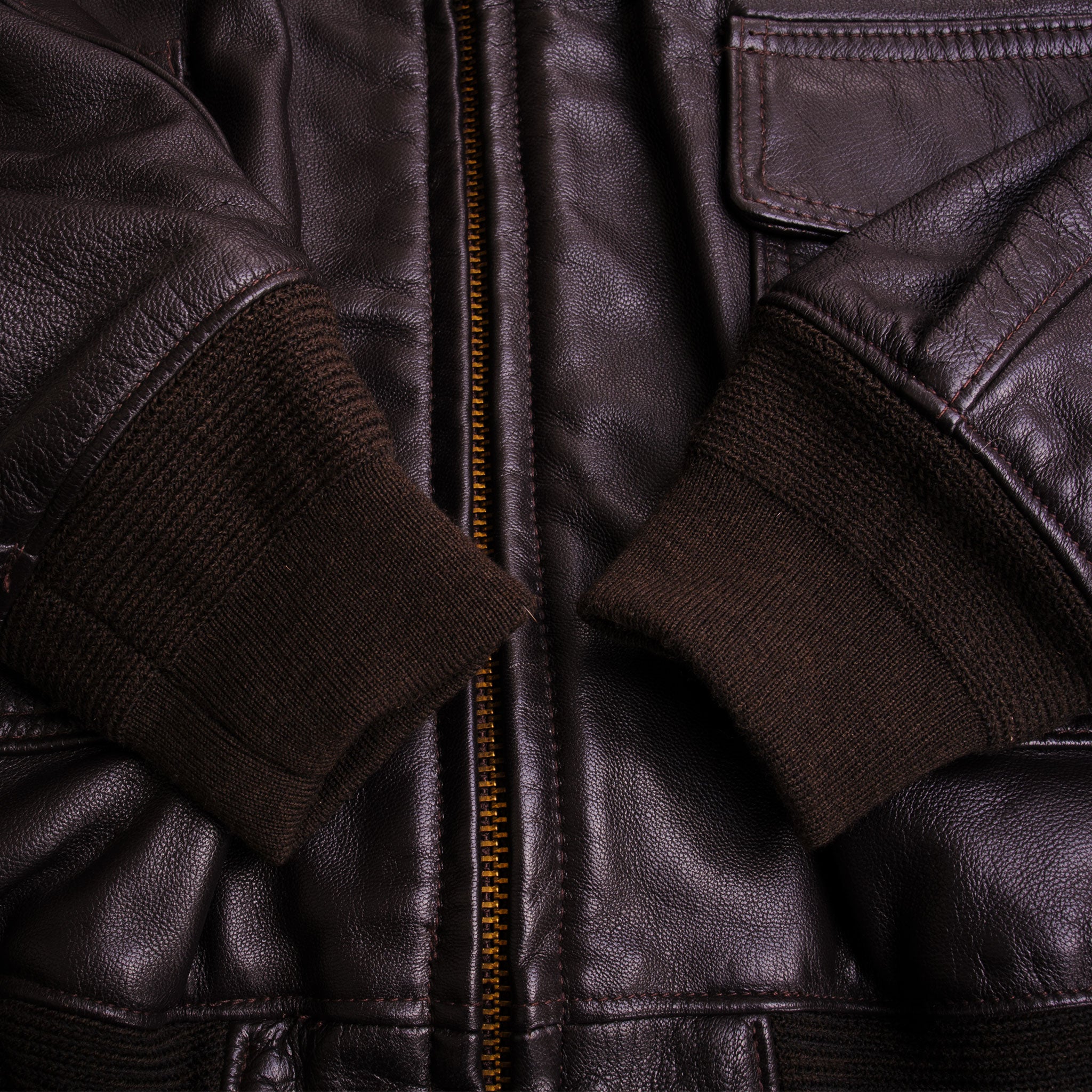 USN US Navy Leather Jacket Flyers Type G-1 G1 1976 Size 42 – Rare