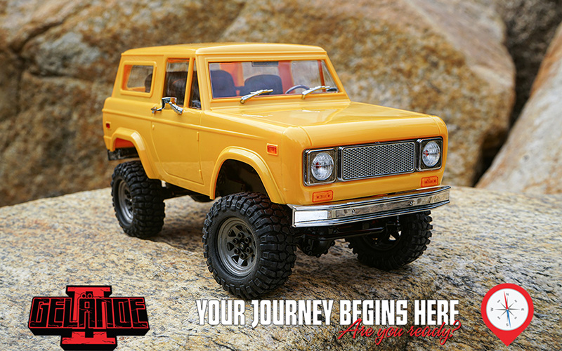 RC4WD 1/18 Gelande II RTR w/ Black Hawk Hard Body Set-Z-RTR0