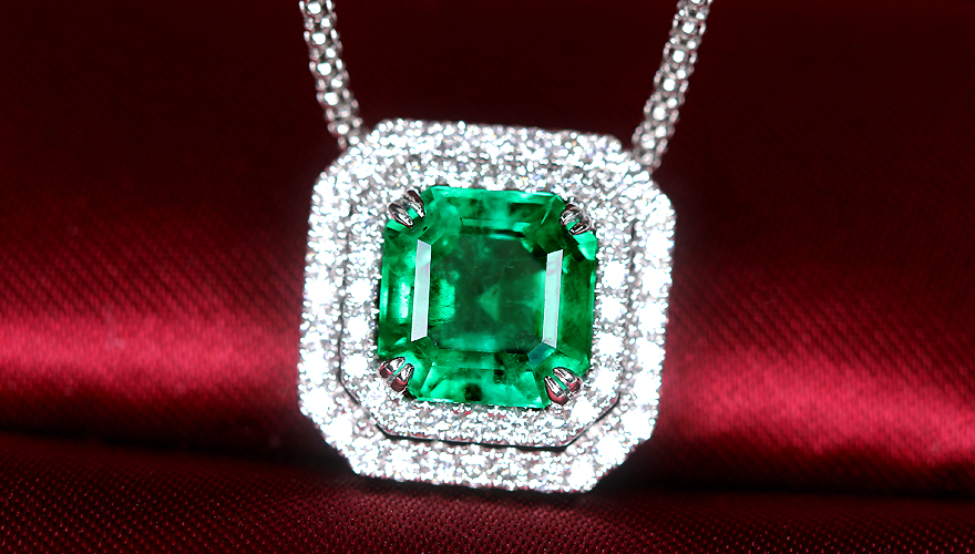 コロンビア産エメラルド ネックレス |ジュエリー通販 リジュー|レア