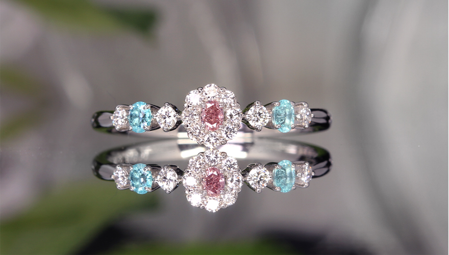 第369回抽選販売＞ピンクダイヤモンド 0.043ct/FIP/I2 パライバ