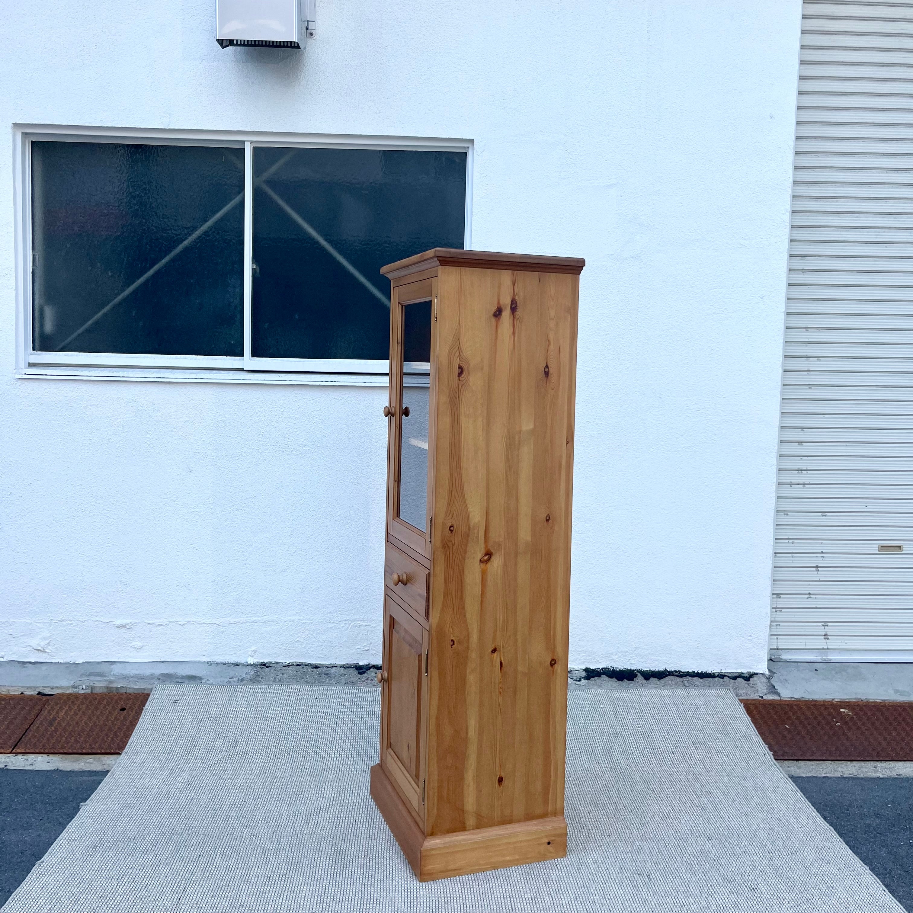 ペニーワイズ パイン無垢材 モノキャビネット 253,000円 食器 本